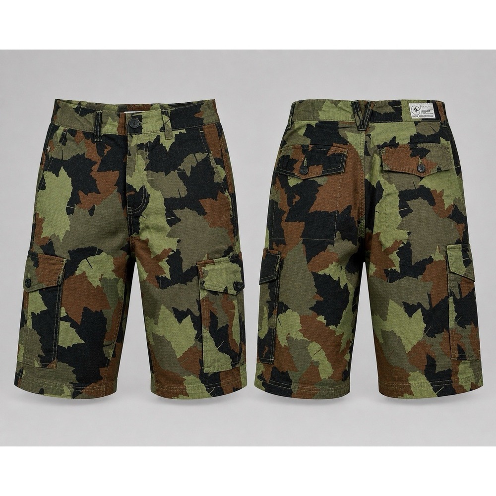 LRG Lifted Research Group shorts 28  Forest Leaf Camo Cargo  Utility Ripstop